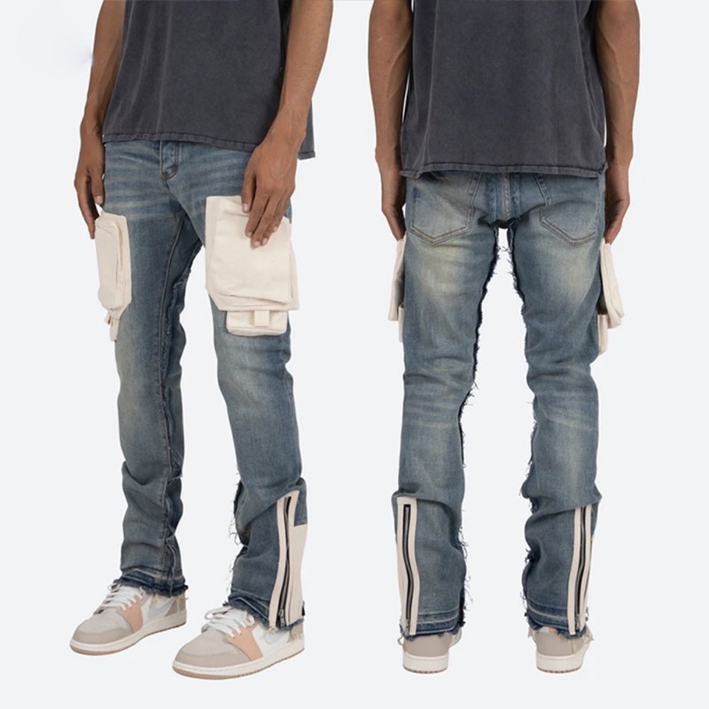 MNML Stacked Flared Jeans Size 36